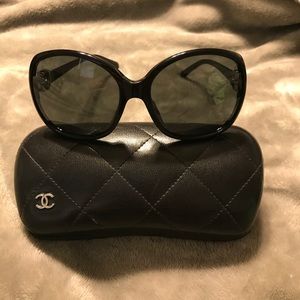 Authentic Chanel sunglasses and case